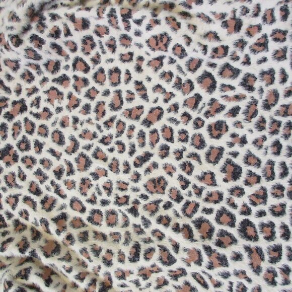 Alya Women's Soft Fuzzy Leopard Print Cardigan Size Small - Picture 7 of 9